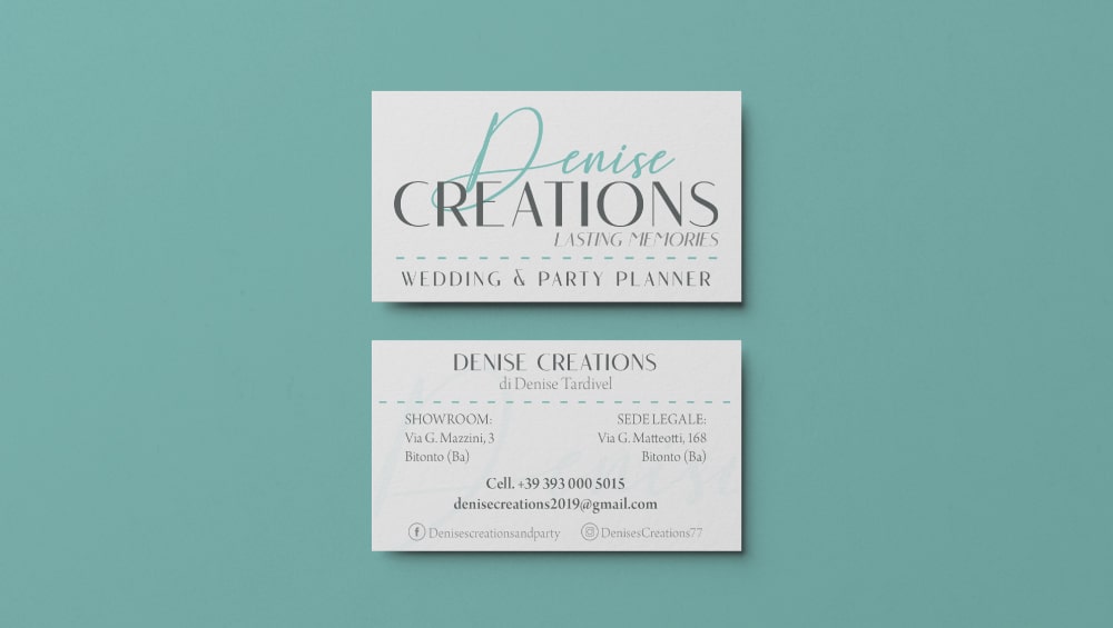 Denise Creations - Biglietti da visita